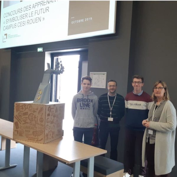 Remise du prix du Concours « Symboliser le futur Campus CESI Rouen »