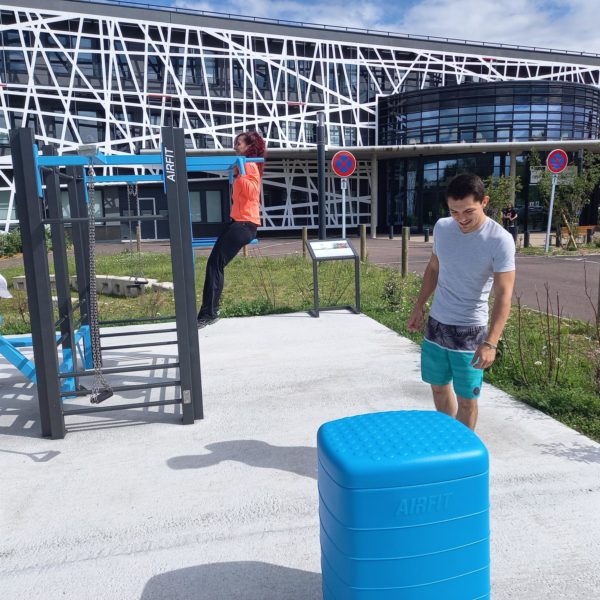 Une aire de sport connectée pour les étudiants et salariés du campus CESI Rouen