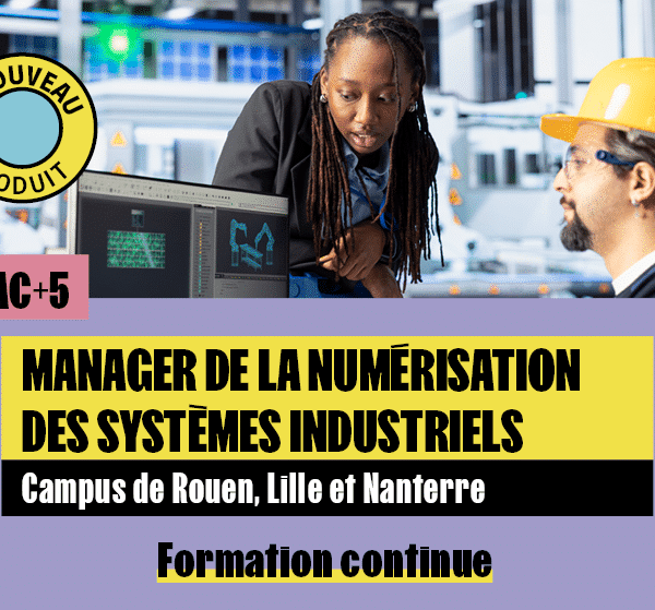 Webinaire CESI Rouen – Découvrez la formation Manager de la Numérisation des Systèmes Industriels