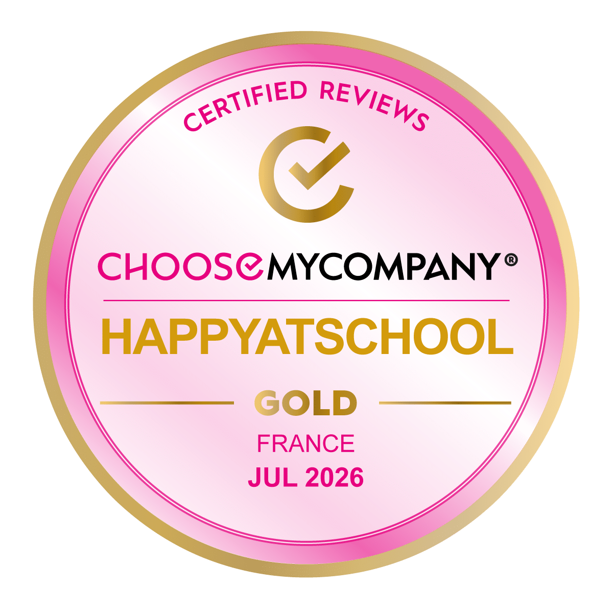 Certification Happyatschool 2026 CESI École d'Ingénieurs